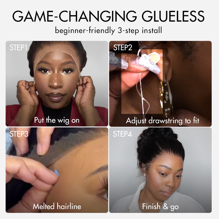 PreMax Wigs | Glueless 360 Lace Super Natural Hairline Water Wave Free Part Human Hair Wig-06