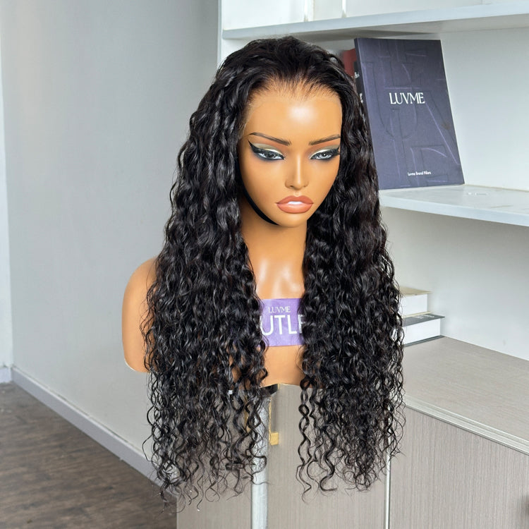 Outlet | 360 Lace Water Wave Wig Drawstring Cap Pre-cut Lace-SA ONLY-01