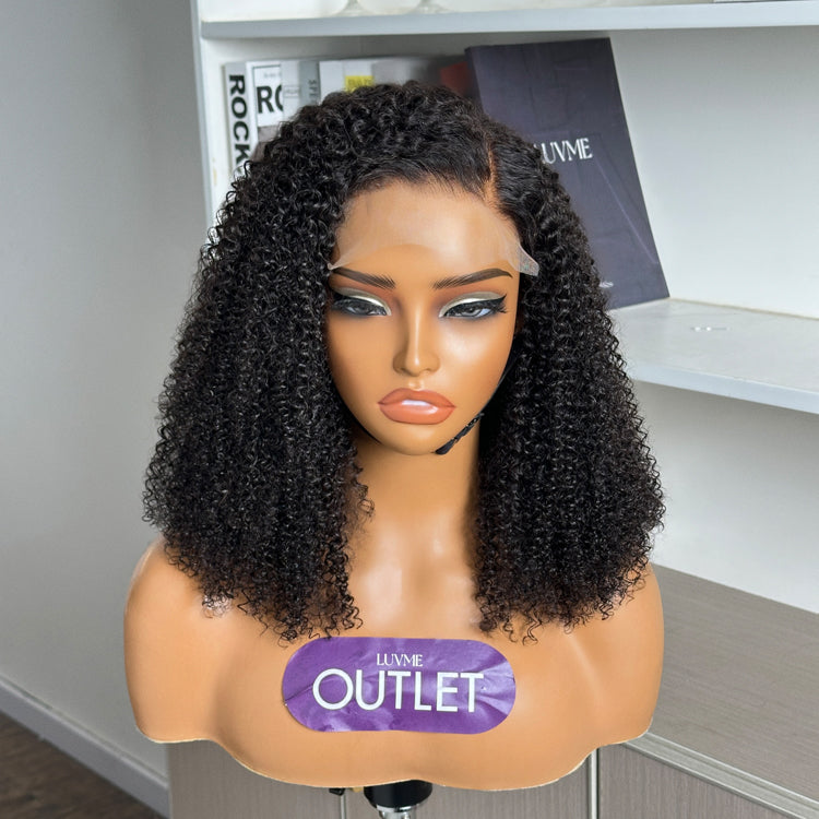 Special Deal | Jerry Curly 5x5 Closure Lace Glueless Side Part Breathable Cap  Wig 100% Human Hair-01