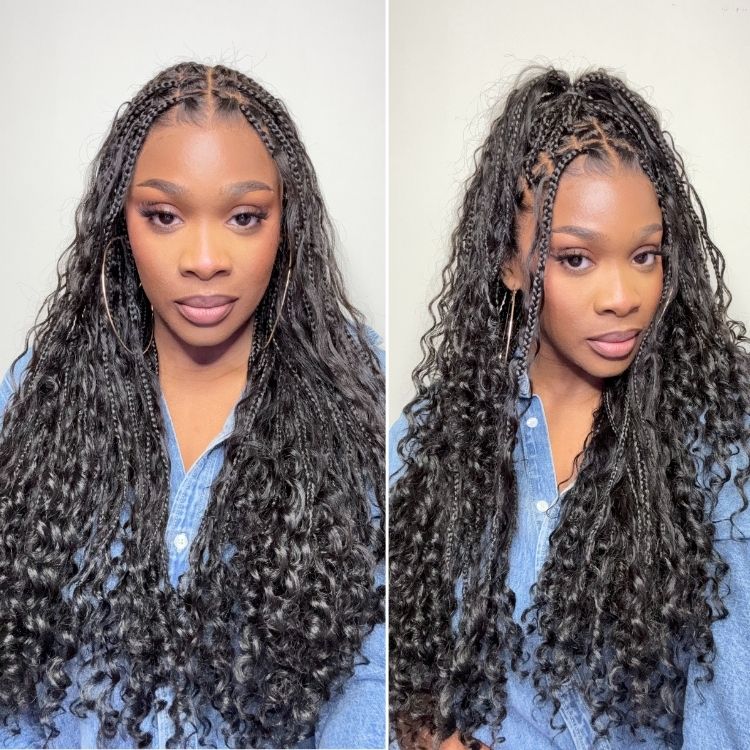 [phindilegwala_official ]'s Special Link Flexi-Fit Invisi Drawstring Cap Full Lace Knotless Boho Curls Braided 26 Inches Long Wig Super Natural Scalp-05