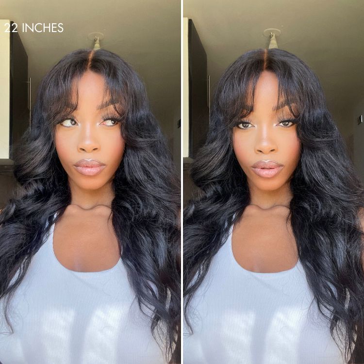 special I Luvme All-Day Comfort™ Wig 180% Density Loose Body Wave Glueless 7x6 Closure HD Lace Human Hair Wig with Bangs Pre-Cut Lace-07