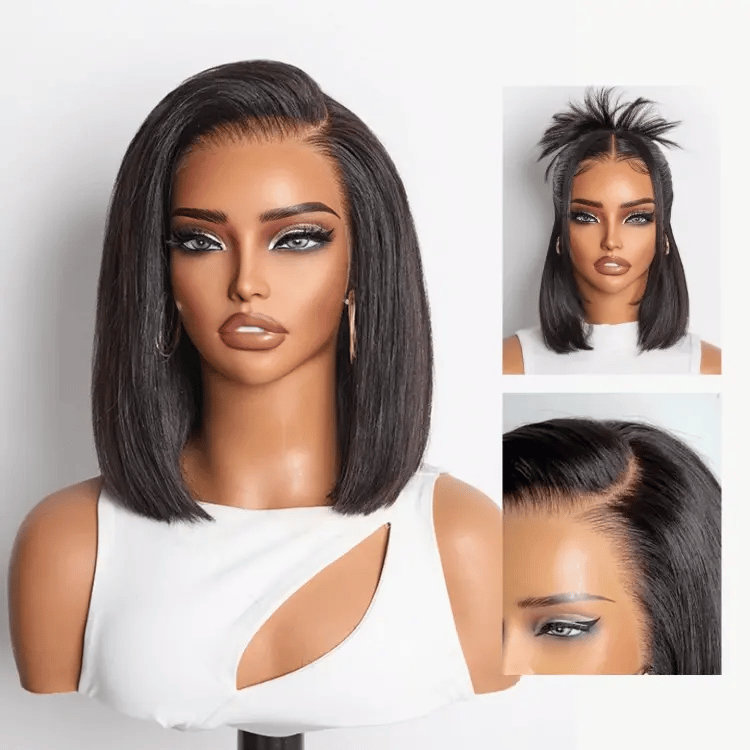 [yangasobetwa]'s Special Link NatureMAX™ Silky Blunt Cut Bob Glueless Ear-to-ear 13x4 HD Lace Front Wig Pre-Cut Lace Flexi-Fit Drawstring Cap-02