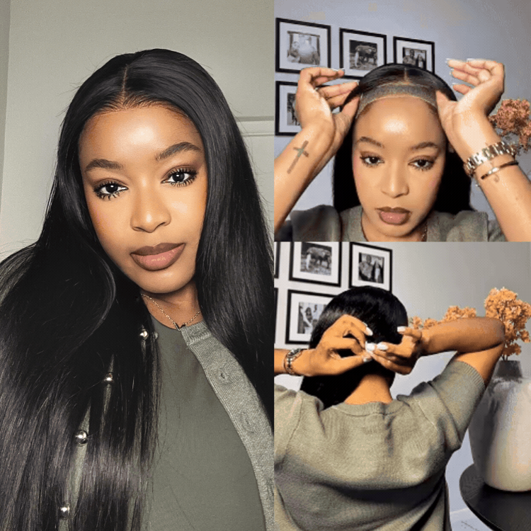 [Omolemo_tsk]'s Special Link-PreMax Wigs | Flexi-Fit Silky Straight Invisi Drawstring Cap 13x4 Frontal Lace Human Hair Wig Pre-Cut Lace-01
