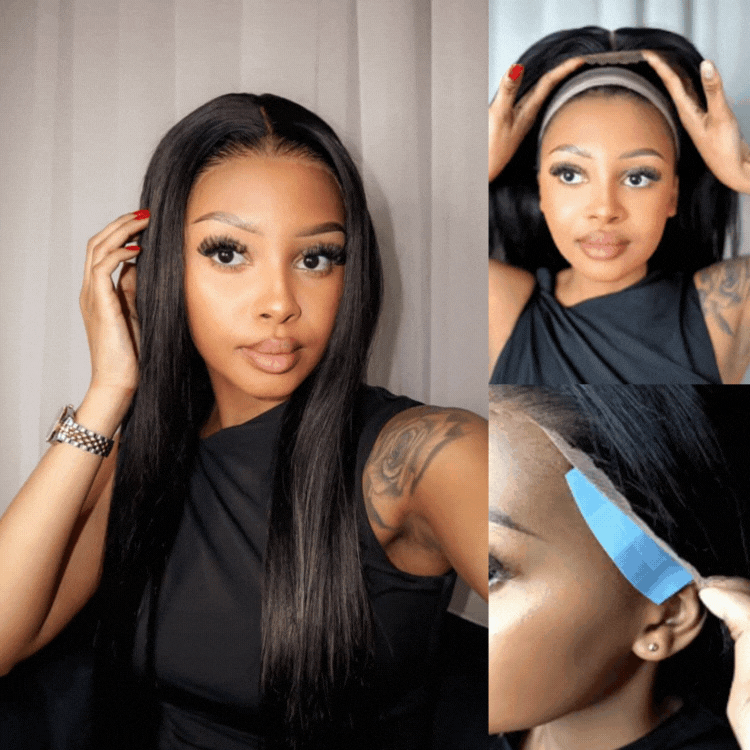 [tshegoteelux11]'s Special LinkPreMax Wigs - Flexi-Fit Silky Straight Invisi Drawstring Cap & HD Lace & Regular Lace Glueless 13x4 Frontal Lace Human Hair Wig Pre-Cut Lace-01