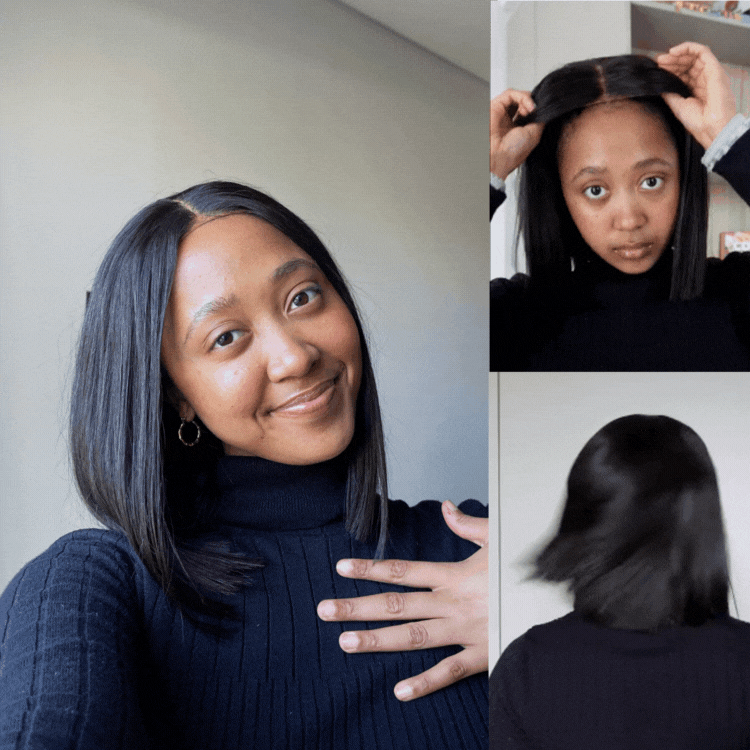 [thato.xvii]'s Special LinkLuvme All-Day Comfort™ Wig | Natural Black / Honey Blonde Highlight 200% Density ReadytoGo Super Double Drawn 4x4 Lace Wig Pre-cut Lace-01
