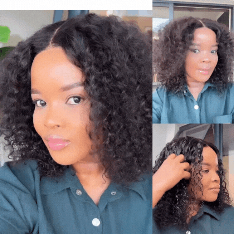 [kelebogile_mamatela]'s Special LinkPreMax Wigs | Highlight Brown 180% Density Deep Wave 4x4 Closure Lace Wig Middle Part 100% Human Hair-16