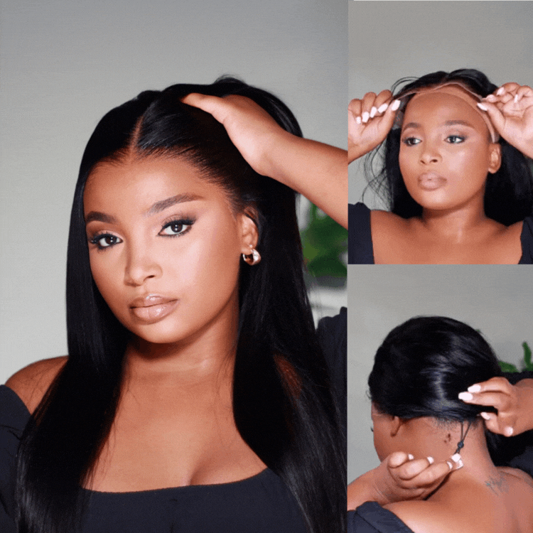 [sbusiephoswa_]'s Special Link PreMax Wigs - Flexi-Fit Silky Straight Invisi Drawstring Cap & HD Lace & Regular Lace Glueless 13x4 Frontal Lace Human Hair Wig Pre-Cut Lace-01