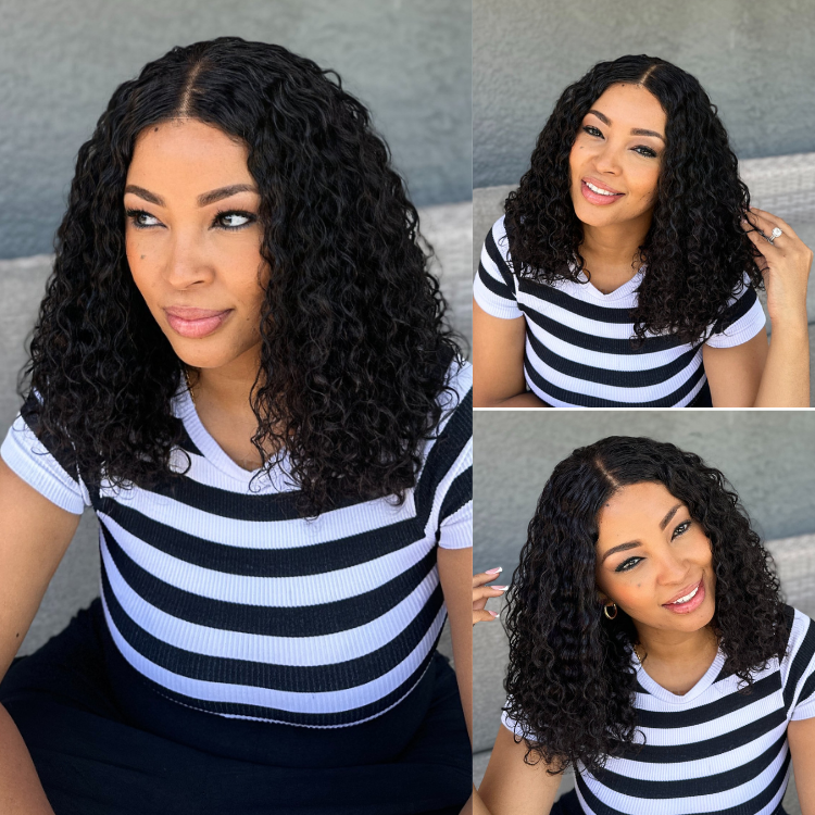 Worth | Natural Black 4*4 Closure Water Wave Wigs-01