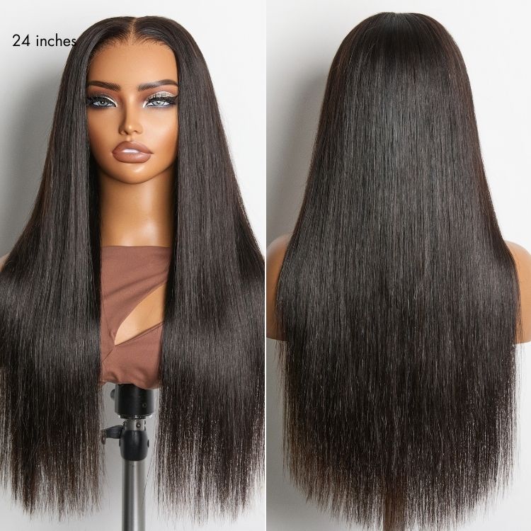[lelomthabela]'s Special Link NatureMAX™ 180% Density Silky Straight Glueless Ear-to-ear 13x4 HD Lace Front Wig Pre-Cut Lace Flexi-Fit Drawstring Cap-11