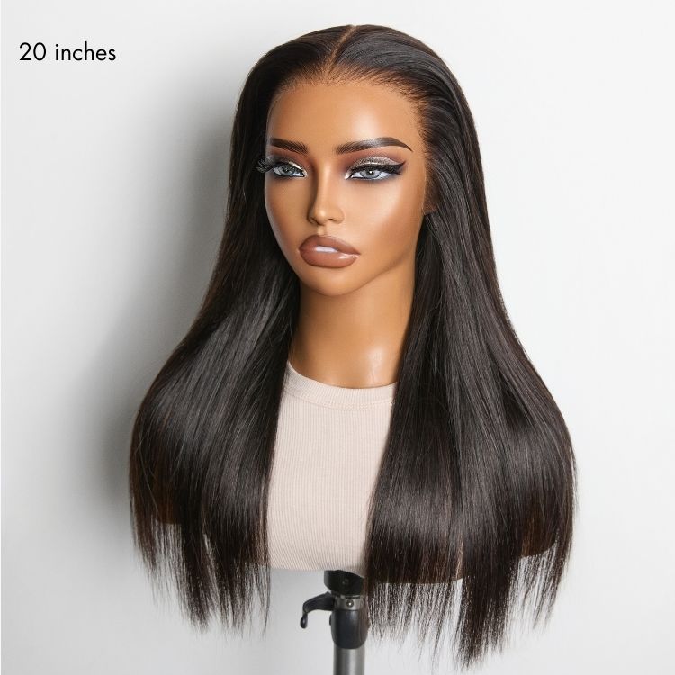 [nottsndelu]'s Special Link NatureMAX™ 180% Density Silky Straight Glueless Ear-to-ear 13x4 HD Lace Front Wig Pre-Cut Lace Flexi-Fit Drawstring Cap-10