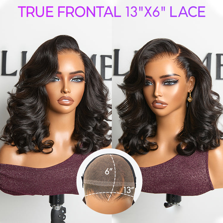 NatureMAX™ 200% Density Loose Wave Glueless 13x6 HD Lace Front Shoulder Length Wig Pre-Cut Lace Flexi-Fit Drawstring Cap-03