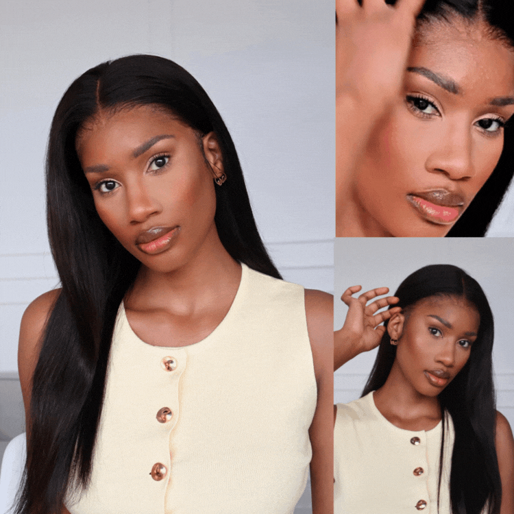 [nande_mabala]'s Special Link PreMax Wigs | Ready to Wear Silk Straight Glueless 13x4 Frontal Lace Wig 100% Human Hair-23