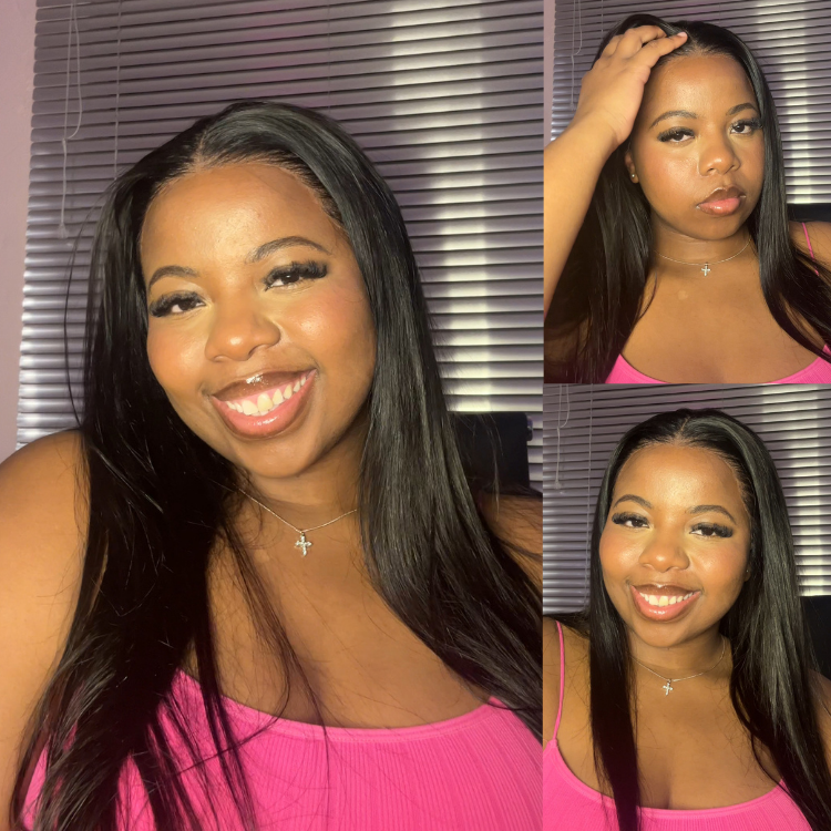 [k.eora]'s Special Link PreMax Wigs - Flexi-Fit Silky Straight Invisi Drawstring Cap & HD Lace & Regular Lace Glueless 13x4 Frontal Lace Human Hair Wig Pre-Cut Lace-18