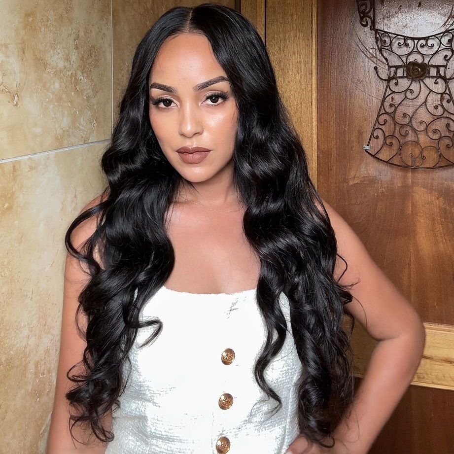 Worth |Natural Black Body Wave 13x4 Frontal Lace Wig Free Part Pre-cut Lace-01