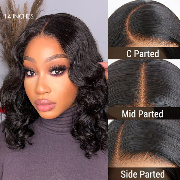 OUTLET | Body Wave 5x5 Closure Regular Lace Glueless Free Part Wigs-01