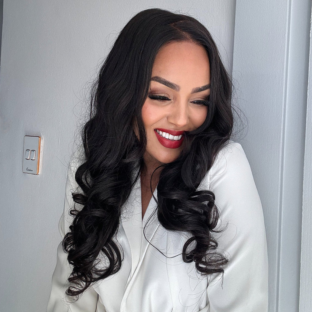 OUTLET | Super Easy Natural Black Body Wave 4x4 Closure Lace Glueless Wig 100% Human Hair-02
