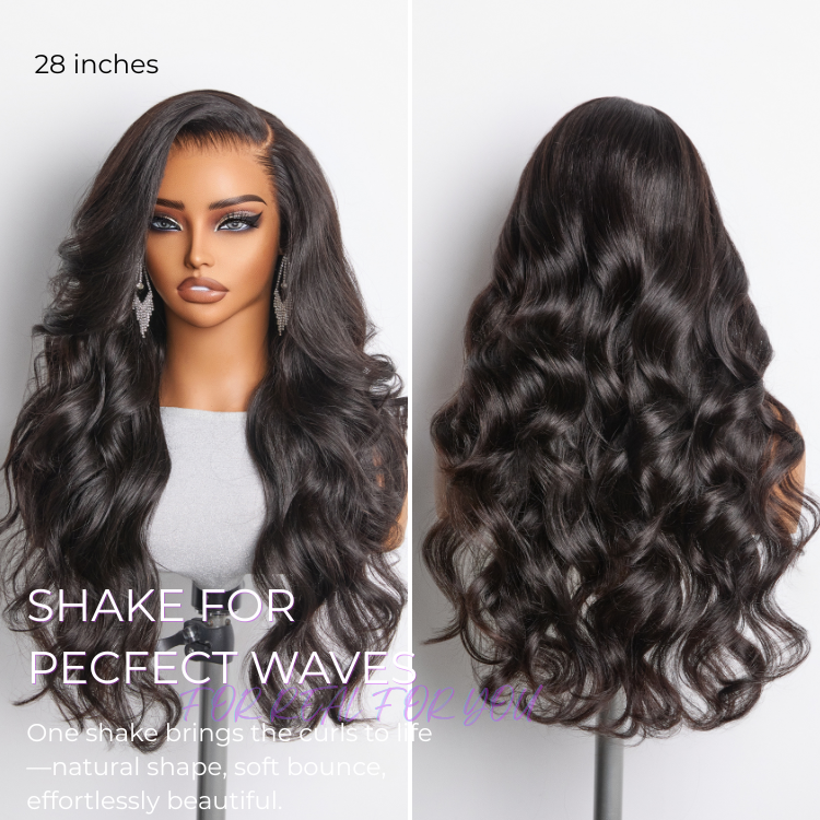 NatureMAX™ 200% / 250% Density Loose Wave Glueless 13x6 HD Lace Front Wig Human Hair Pre-Cut Lace Flexi-Fit Drawstring Cap-21