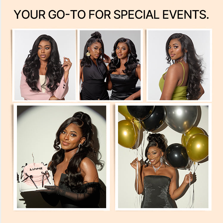 NatureMAX™ 200% / 250% Density Loose Wave Glueless Ear-to-ear 13x4 HD Lace Front Wig Pre-Cut Lace Flexi-Fit Drawstring Cap-19