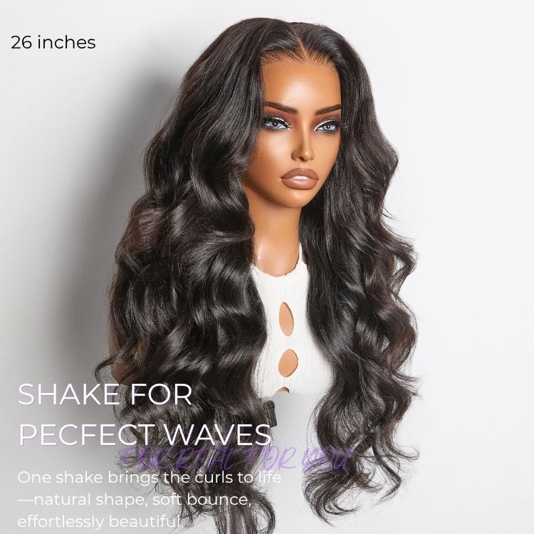NatureMAX™ 200% / 250% Density Loose Wave Glueless Ear-to-ear 13x4 HD Lace Front Wig Pre-Cut Lace Flexi-Fit Drawstring Cap-22