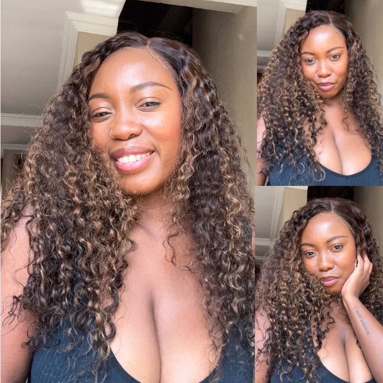 [mandy_ndlangisa]'s Special Link Luvme All-Day Comfort™ Wig PartingMax Brown Highlights Funmi Curly 7x6 Closure HD Lace Glueless Wig Pre Cut Lace-01