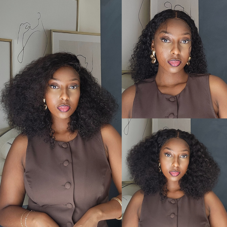 [mokhesengmantai]'s Special Link PreMax Wigs | Highlight Brown 180% Density Deep Wave 4x4 Closure Lace Wig Middle Part 100% Human Hair-01