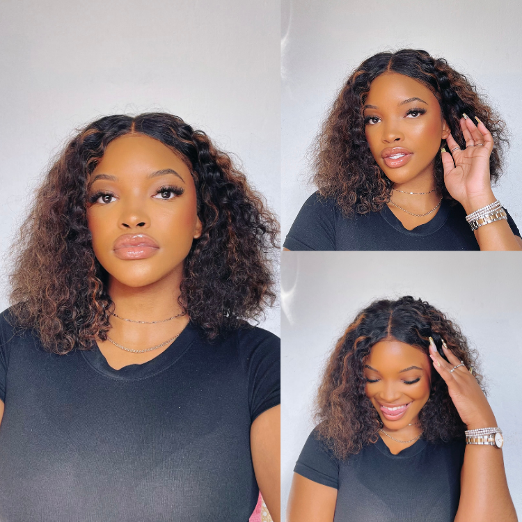 [ma.thabekhulu]PreMax Wigs | Highlight Brown 180% Density Deep Wave 4x4 Closure Lace Wig Middle Part 100% Human Hair-01