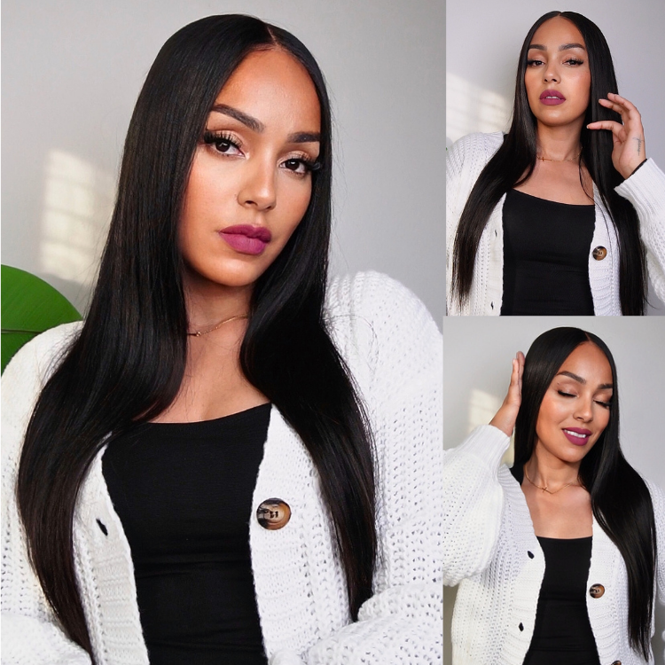 [morgantasneem]'s Special Link PreMax Wigs - Flexi-Fit Silky Straight Invisi Drawstring Cap & HD Lace & Regular Lace Glueless 13x4 Frontal Lace Human Hair Wig Pre-Cut Lace-01