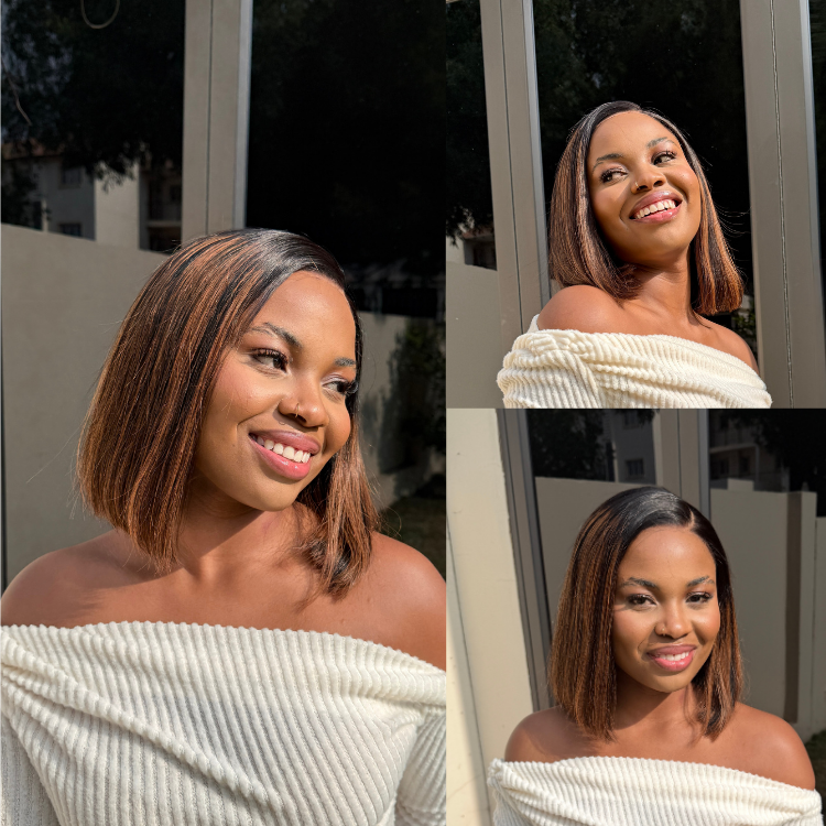 [penelope_mj1]'s Special LinkPreMax Wigs | Brown Highlight Silky Blunt Cut Bob Glueless Lace Wig With Pre-Bleached Pre-Plucked Pre-Cut Lace-01