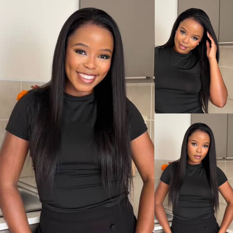 [siyamthanda_ndamase]'s Special Link PreMax Wigs - Flexi-Fit Silky Straight Invisi Drawstring Cap & HD Lace & Regular Lace Glueless 13x4 Frontal Lace Human Hair Wig Pre-Cut Lace-01