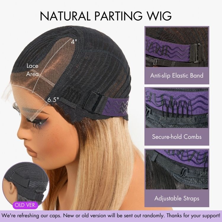 Luvme All-Day Comfort™ Wig Brown Highlight Deep Wave Glueless Minimalist HD Lace Curly Wig Pre-Cut Lace-08