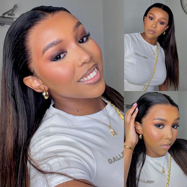 [_leloh]'s Special Link PreMax Wigs | Ultra Natural Hairline Brown Highlight & Natural Black Silky Straight Glueless 13x4 Frontal Lace Long Wig Pre-Cut Lace-01