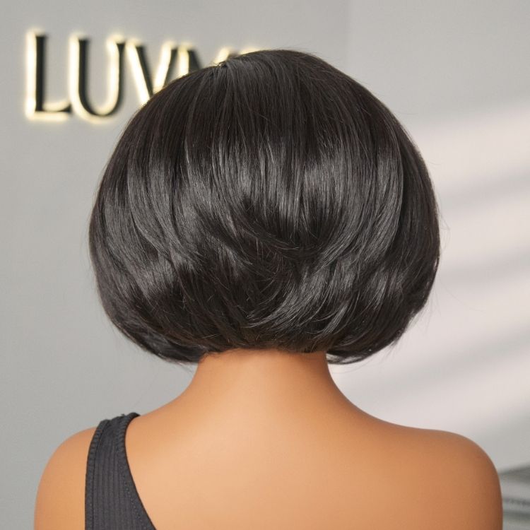 [phindilegwala_official ]'s Special Link 250% Density ReadytoGo Super Double Drawn Glueless 5x5 Lace Pixie BOB C Part Wig Pre-cut Lace-05