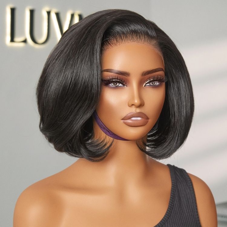250% Density ReadytoGo Super Double Drawn Glueless 5x5 Lace Pixie BOB C Part Wig Pre-cut Lace-02