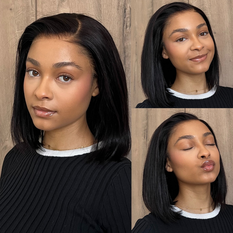 [bubblesnt0t0]'s Special Link NatureMAX™ Silky Blunt Cut Bob Glueless Ear-to-ear 13x4 HD Lace Front Wig Pre-Cut Lace Flexi-Fit Drawstring Cap-01