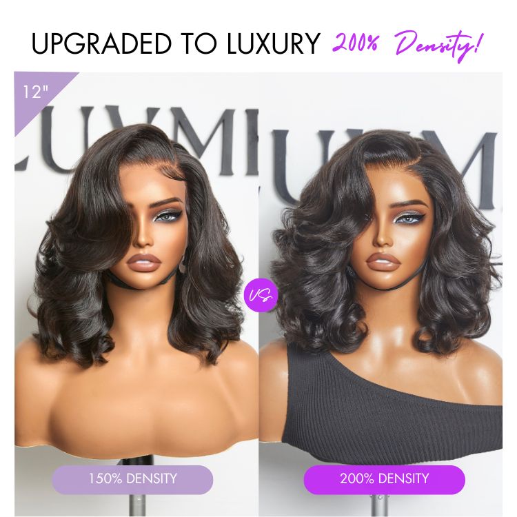 NatureMAX™ 200% Density Loose Wave Glueless HD Lace Shoulder Length Wig Pre-Cut Lace Flexi-Fit Drawstring Cap & Regular Cap-13