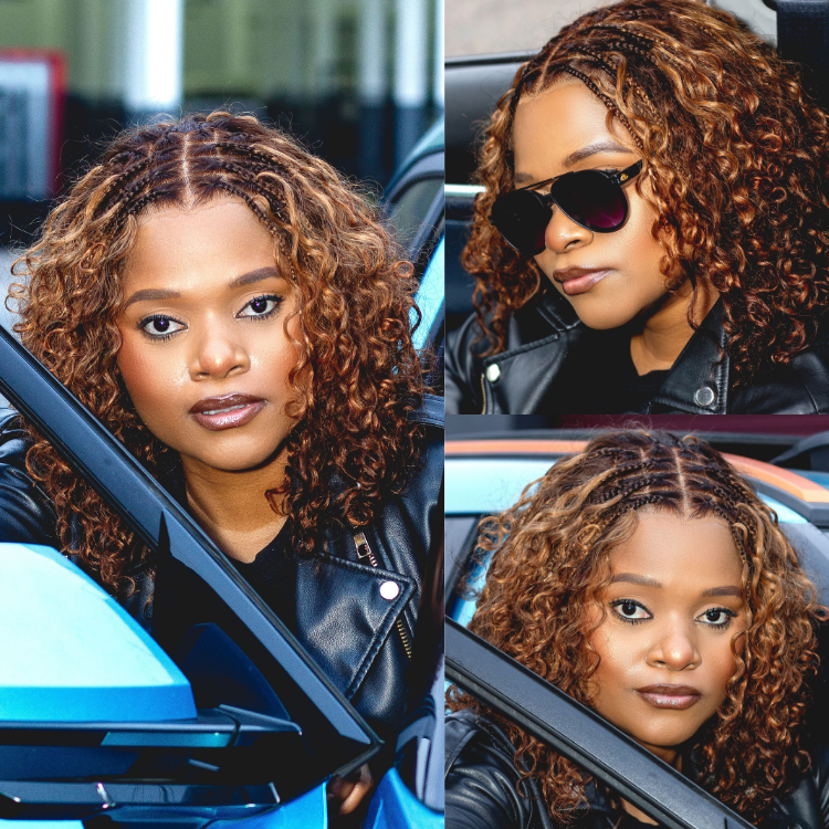 [sthandwa_nzuza]'s Special Link Ombre Brown Highlight Boho Braids Deep Curly Glueless 5x5 Closure Pre-Cut Lace Short Curly Wig 100% Human Hair-01