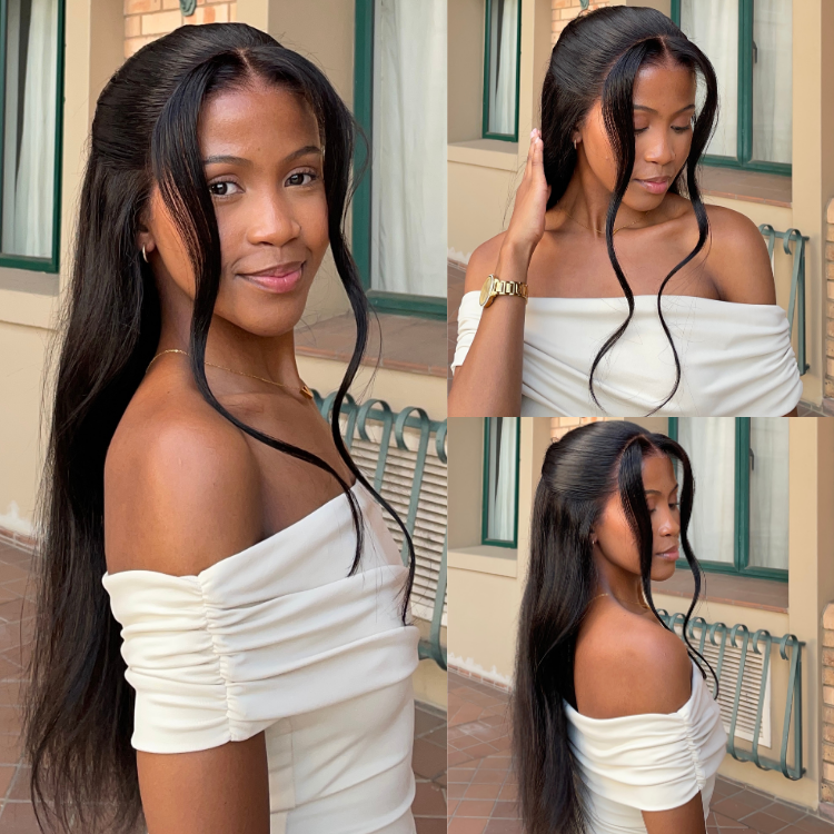 [usthembile_]'s Special Link PreMax Wigs - Flexi-Fit Silky Straight Invisi Drawstring Cap & HD Lace & Regular Lace Glueless 13x4 Frontal Lace Human Hair Wig Pre-Cut Lace-01
