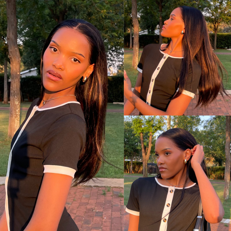 [thandeka_maluleke]'s Special Link PreMax Wigs | Ultra Natural Hairline Brown Highlight & Natural Black Silky Straight Glueless 13x4 Frontal Lace Long Wig Pre-Cut Lace-01