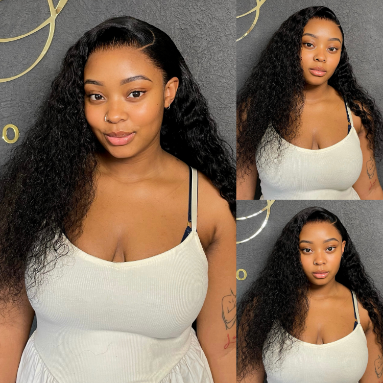[noluuu_]'s Special Link PreMax Wigs | Flexi-Fit Invisi Drawstring Cap 360 HD Lace Water Wave / Straight Long Wig Pre-Cut Lace-12