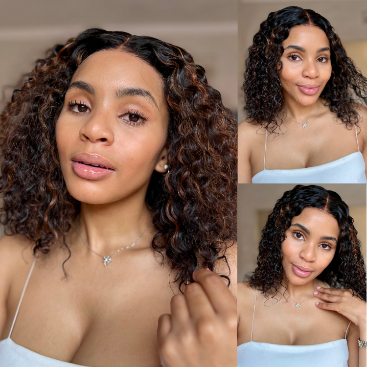 [bassiepeete]'s Special Link PreMax Wigs | Highlight Brown 180% Density Deep Wave 4x4 Closure Lace Wig Middle Part 100% Human Hair-01