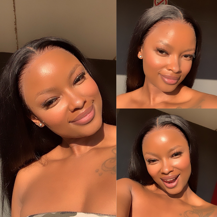 [kayy_moloi]'s Special Link PreMax Wigs - Flexi-Fit Silky Straight Invisi Drawstring Cap & HD Lace & Regular Lace Glueless 13x4 Frontal Lace Human Hair Wig Pre-Cut Lace-13