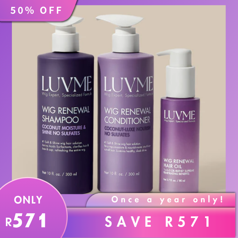 SA Only | Wig Renewal Shampoo+Conditioner+Hair Oil-11