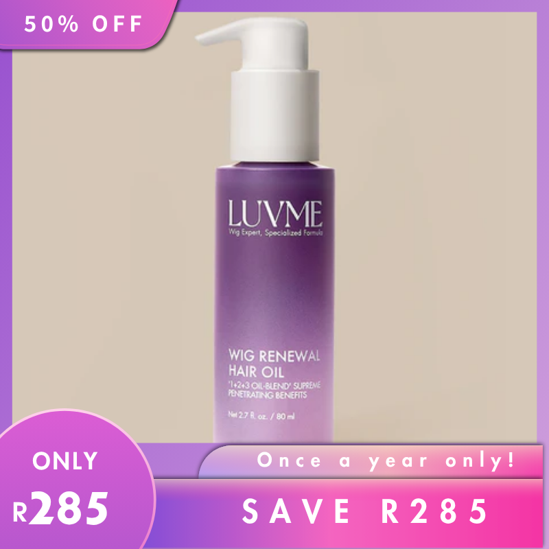 TEXT Wig Renewal Hair Oil, Repairs Dry & Damaged Hair, Boosts Shine, Controls Frizz | SA ONLY-01