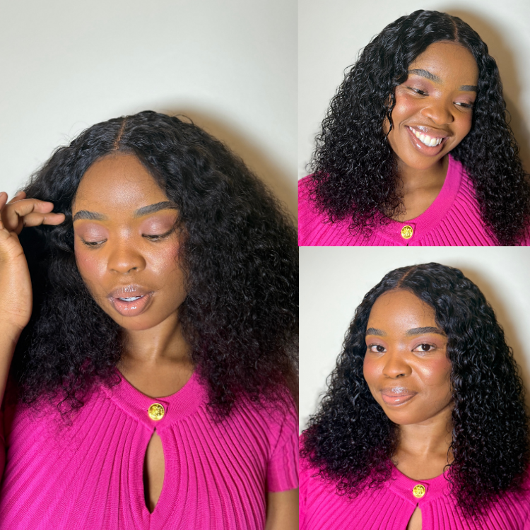 [neliswagcabashe]'s Special Link 1 Sec Install Wig | 180% Density ReadytoGo Soft Deep Curl Bob Glueless 4x4 Closure Lace Wig-01
