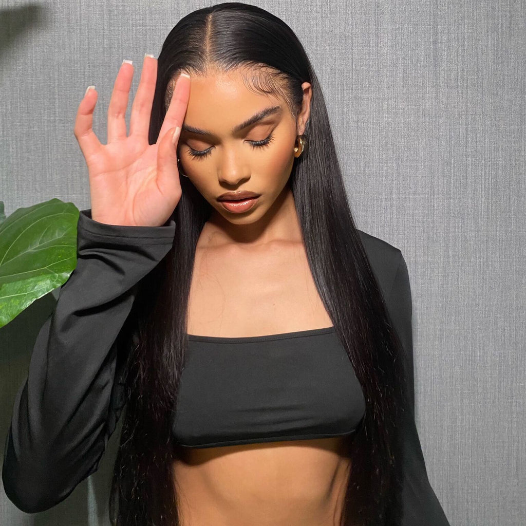 Worth | Silky Straight 13x6 Frontal Regular Lace Glueless Long Wig 100% Human Hair-01