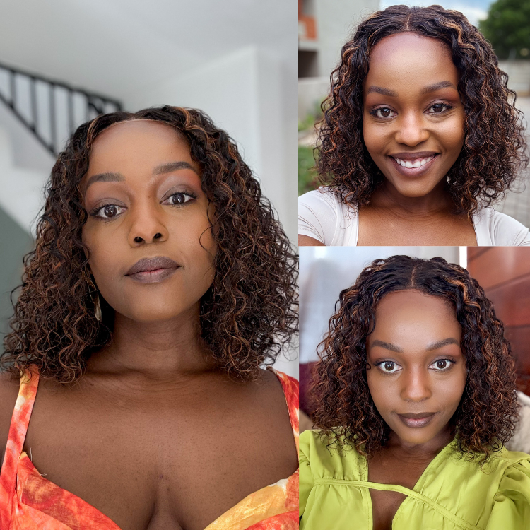 [noxymakhedama]'s Special Link PreMax Wigs | Highlight Brown 180% Density Deep Wave 4x4 Closure Lace Wig Middle Part 100% Human Hair-01