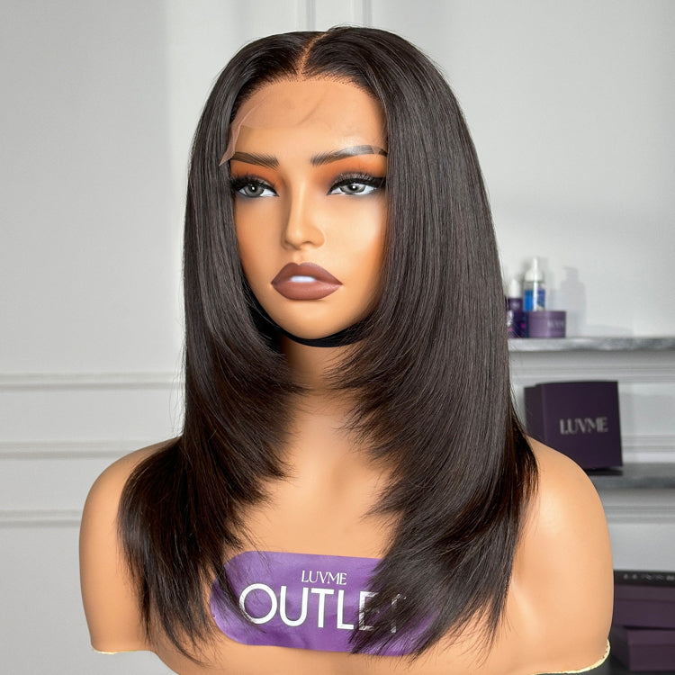 Worth I Layered Cut Soft Silky Straight 7*6 Lace Mid Part Wig HD Lace-03