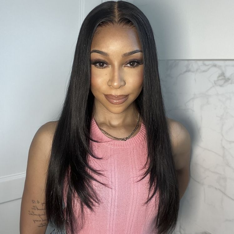 Worth | Trendy Silky Straight Glueless Closure Lace Wig-01