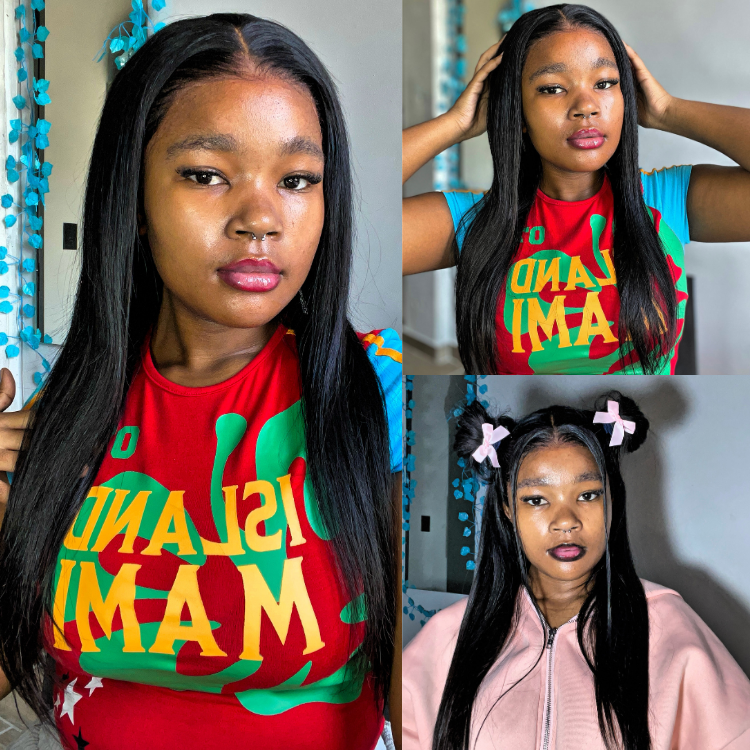 [lesediiii.m]'s Special Link PreMax Wigs - Flexi-Fit Silky Straight Invisi Drawstring Cap & HD Lace & Regular Lace Glueless 13x4 Frontal Lace Human Hair Wig Pre-Cut Lace-01