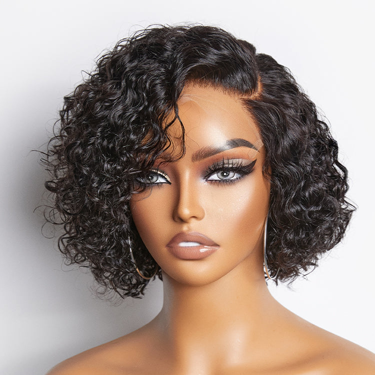 Worth | Water Wave C Parted Glueless Undetectable Minimalist Lace Wig With Bangs-07